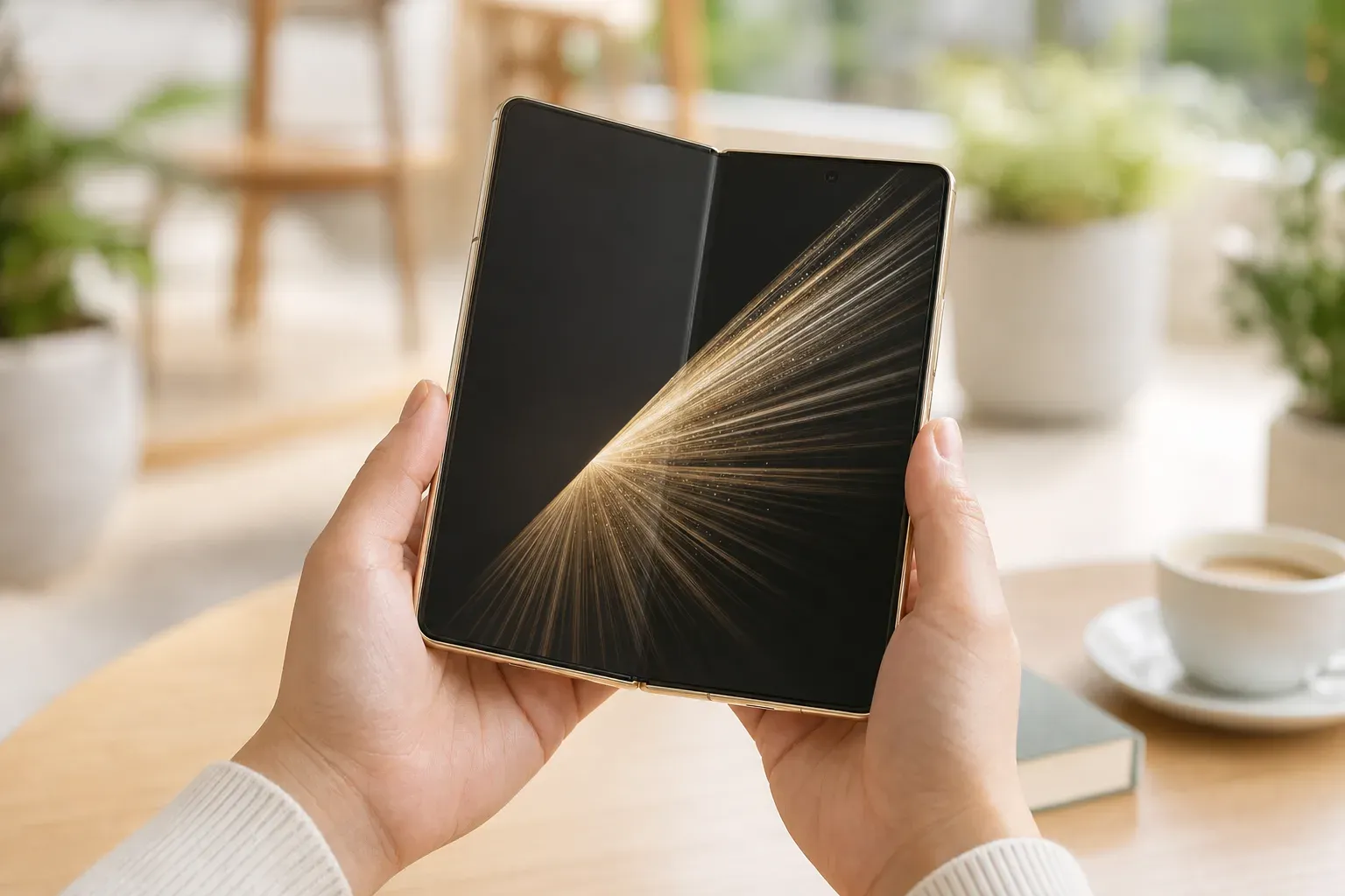 Le Honor Magic V5 tenu en main