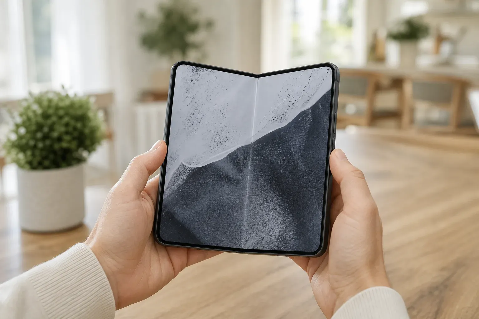 Le Google Pixel 11 Pro Fold tenu en main